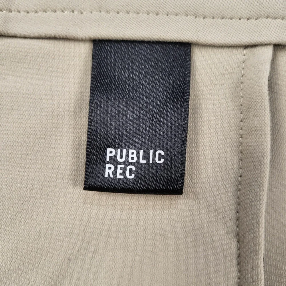 Public Rec Workday Pants Mens 40x30 Sand Khaki‎ Performance Stretch Straight Leg